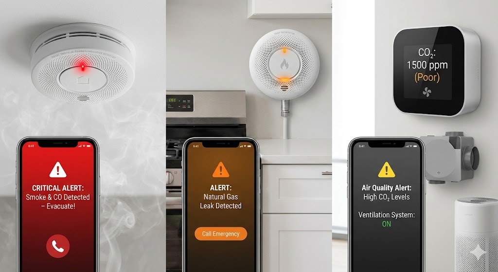 Czad / dym / gaz / CO₂